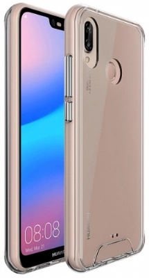 Huawei P20 Lite Kılıf Clear Guard Serisi Gard Kapak - Şeffaf