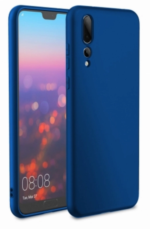 Huawei P20 Pro Kılıf İnce Soft Mat Renkli Esnek Silikon Kapak - Lacivert