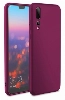 Huawei P20 Pro Kılıf İnce Soft Mat Renkli Esnek Silikon Kapak - Mürdüm