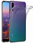 Huawei P20 Pro Kılıf Ultra İnce Kaliteli Esnek Silikon 0.2mm - Şeffaf