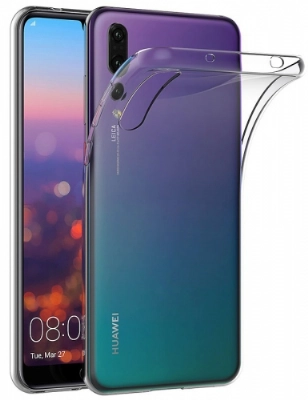 Huawei P20 Pro Kılıf Ultra İnce Kaliteli Esnek Silikon 0.2mm - Şeffaf