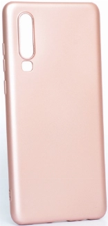 Huawei P30 Kılıf İnce Soft Mat Renkli Esnek Silikon Kapak - Rose Gold