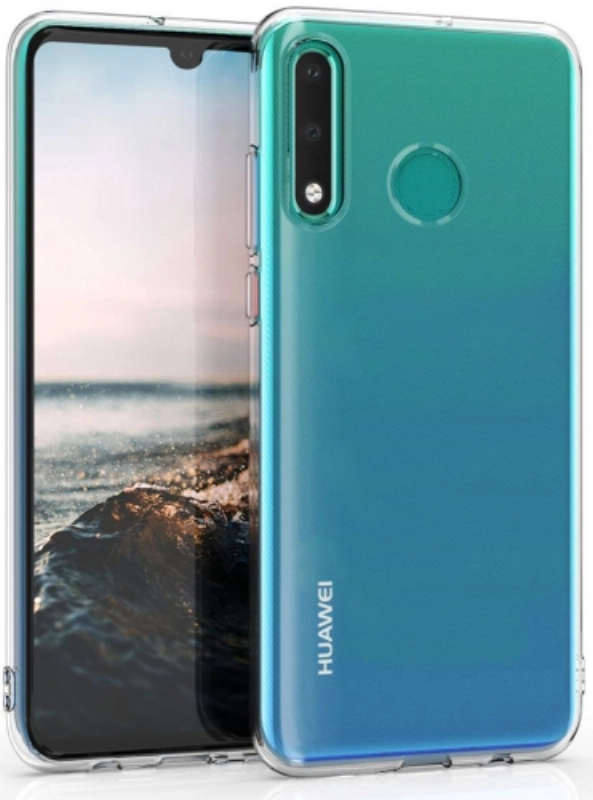 Huawei P30 Lite Kılıf Kamera Korumalı Esnek Silikon Kapak - Şeffaf