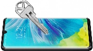 Huawei P30 Pro Nano Tam Kaplayan Polymer Ekran Koruyucu - Siyah