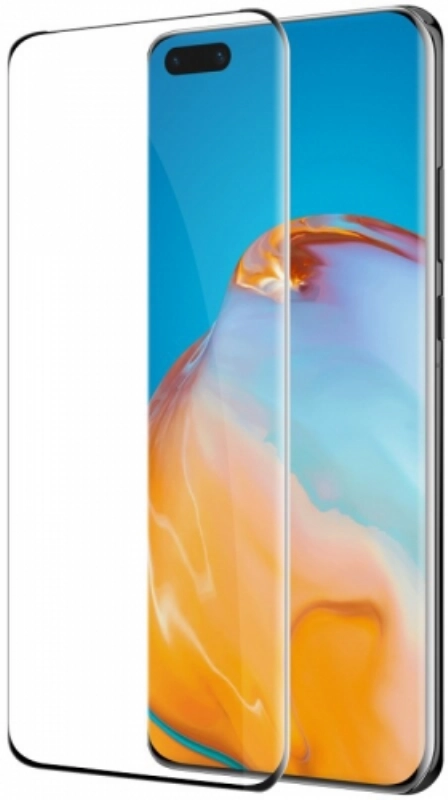 Huawei P40 Esnek Süper Pet Jelatin Ekran Koruyucu - Siyah