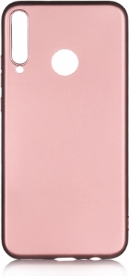 Huawei P40 Lite E Kılıf İnce Soft Mat Renkli Esnek Silikon Kapak - Rose Gold