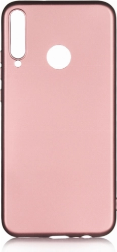 Huawei P40 Lite E Kılıf İnce Soft Mat Renkli Esnek Silikon Kapak - Rose Gold