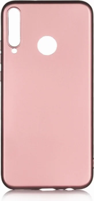 Huawei P40 Lite E Kılıf İnce Mat Esnek Silikon - Rose Gold