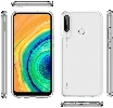 Huawei P40 Lite E Kılıf Korumalı Kenarları Silikon Arkası Sert Coss Kapak  - Şeffaf