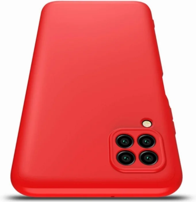 Huawei P40 Lite Kılıf 3 Parçalı 360 Tam Korumalı Rubber AYS Kapak  - Kırmızı