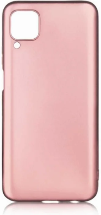 Huawei P40 Lite Kılıf İnce Mat Esnek Silikon - Rose Gold