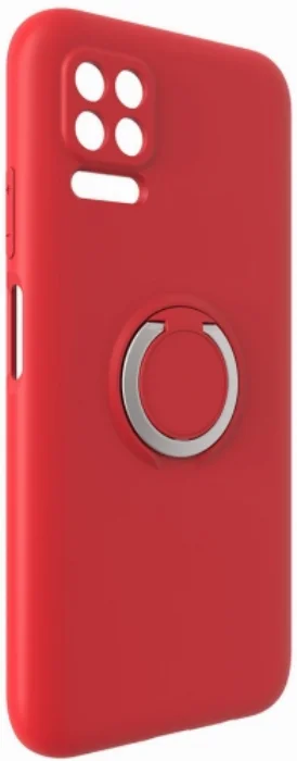 Huawei P40 Lite Kılıf Silikon İnce Mat Esnek Parmak İzi Bırakmayan Plex Kapak - Kırmızı