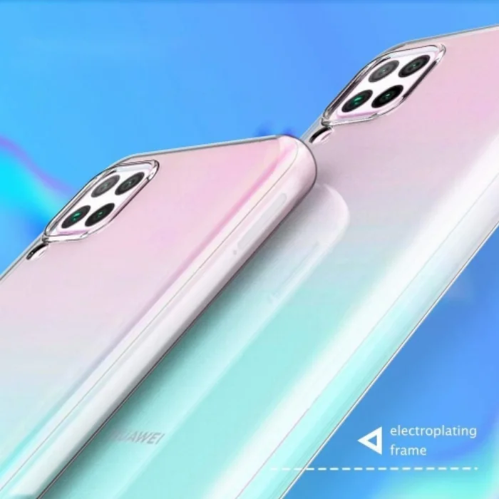 Huawei P40 Lite Kılıf Ultra İnce Esnek Süper Silikon 0.3mm - Şeffaf
