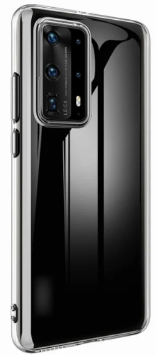 Huawei P40 Pro Kılıf Ultra İnce Esnek Süper Silikon 0.3mm - Şeffaf