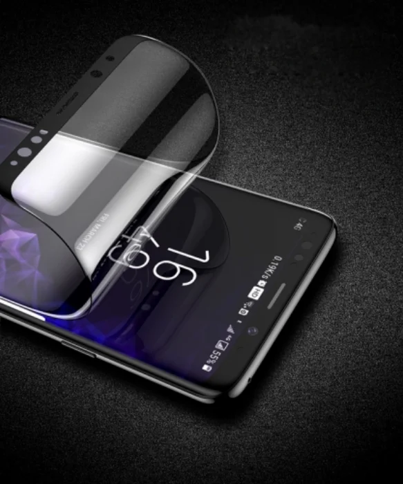 Huawei P40 Pro Tam Kapatan Eğimli Esnek Ekran Koruyucu Short Curve Nano