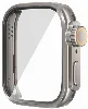 Huawei Watch Fit 3 to Apple Watch Ultra 49mm Kasa Dönüştürücü ve Ekran Koruyucu Zore Watch Gard 33 - Gümüş
