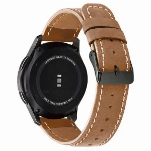 Huawei Watch GT 3 46mm Deri Kordon KRD-29 - Kahverengi