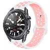 Huawei Watch GT 3 46mm Kordon Spor Silikon Delikli KRD-02 - Açık Pembe