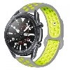 Huawei Watch GT 3 46mm Kordon Spor Silikon Delikli KRD-02 - Koyu Yeşil