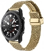 Huawei Watch GT 3 46mm Kordon Zore KRD-85 22mm Metal Kordon - Gold