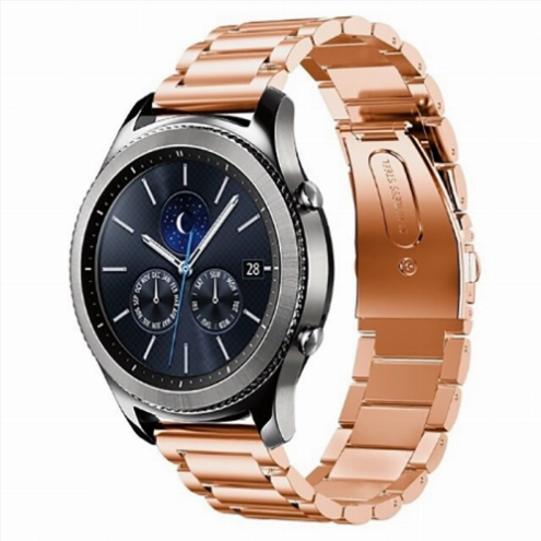 Huawei Watch GT 3 46mm Metal Kordon Klipsli KRD-04 - Rose Gold