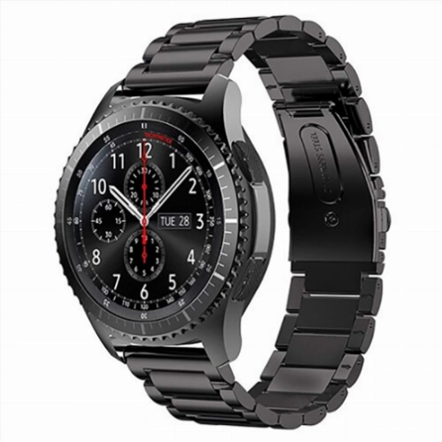 Huawei Watch GT 3 46mm Metal Kordon Klipsli KRD-04 - Siyah