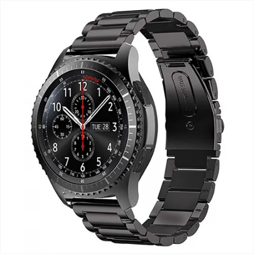 Huawei Watch GT 3 46mm Metal Kordon Klipsli KRD-04 - Siyah