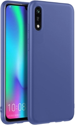 Huawei Y5 2019 Kılıf İnce Soft Mat Renkli Esnek Silikon Kapak - Lacivert