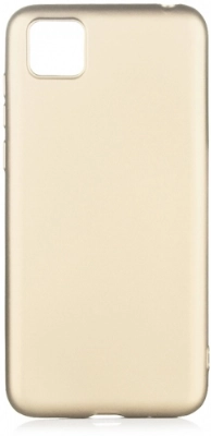 Huawei Y5p Kılıf İnce Soft Mat Renkli Esnek Silikon Kapak - Gold