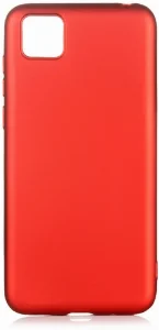 Huawei Y5p Kılıf İnce Mat Esnek Silikon - Kırmızı