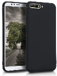 Huawei Y6 2018 Kılıf İnce Mat Esnek Silikon - Siyah