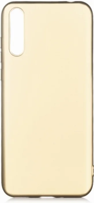 Huawei Y8p Kılıf İnce Mat Esnek Silikon - Gold