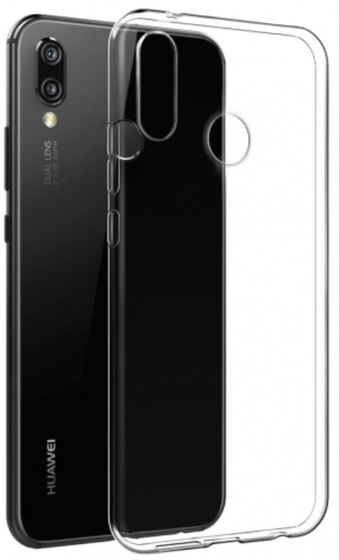 Huawei Y9 2019 Kılıf Ultra İnce Kaliteli Esnek Silikon 0.2mm - Şeffaf