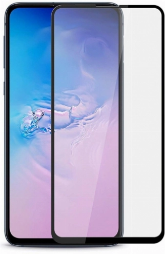 Huawei Y9 Prime 2019 5D Tam Kapatan Kenarları Kırılmaya Dayanıklı Cam Ekran Koruyucu - Siyah