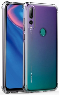 Huawei Y9 Prime 2019 Kılıf Silikon Köşe Korumalı Airbag Darbe Emici Kapak - Şeffaf