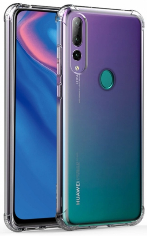 Huawei Y9 Prime 2019 Kılıf Silikon Köşe Korumalı Airbag Darbe Emici Kapak - Şeffaf