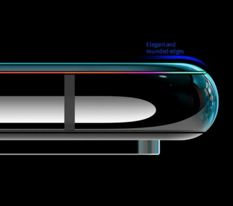 Huawei Y9 Prime 2019 Kırılmaz Cam 5D  Ekran Koruyucu Karartmalı Hayalet Cam Privacy Tam Kapatan 