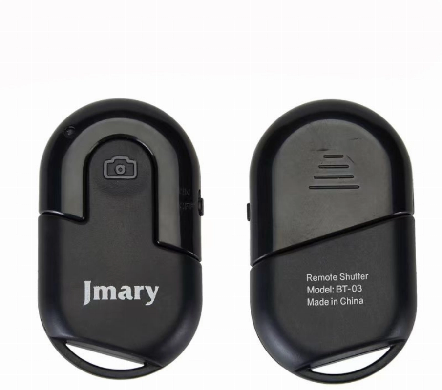 Jmary BT-03 Android ve iOS Uyumlu Bluetoothlu Fotoğraf Çekim Kumandası - Siyah