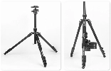 Jmary KT3255NB30 3 Kademeli 164.5cm Fonksiyonel Ayrılabilir Monopod Tasarım Başlıklı Tripod - Siyah