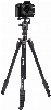 Jmary KT3255NB30 3 Kademeli 164.5cm Fonksiyonel Ayrılabilir Monopod Tasarım Başlıklı Tripod - Siyah