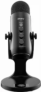 Jmary MC-PW8 Gürültü Önleyici Anti-Şok Teknoloji Tak Çalıştır Ekolu Stüdyo Mikrofon - Siyah