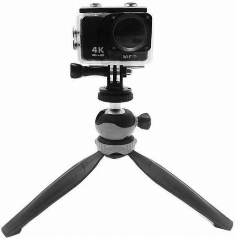 Jmary MT-20 Tripod 360 Derece Oynar Başlıklı Çok Yönlü Kısa Telefon Sabitleyici 16 cm - Gri