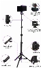 Jmary MT-36 Tripod 171 cm 360 Derece Dönebilen Başlık 4 Kademeli Yükselik Ayarı - Siyah