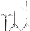 Jmary MT-75 Tripod 3 Kademeli Yükseklik Ayarlı Katlanabilir Kompakt Tasarım 210 cm - Siyah