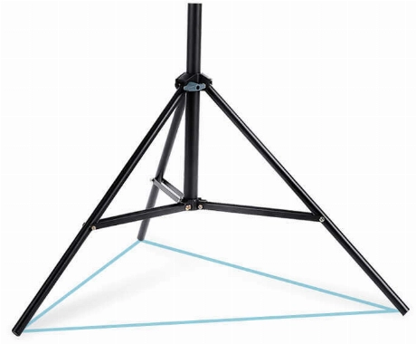 Jmary MT-75 Tripod 3 Kademeli Yükseklik Ayarlı Katlanabilir Kompakt Tasarım 210 cm - Siyah