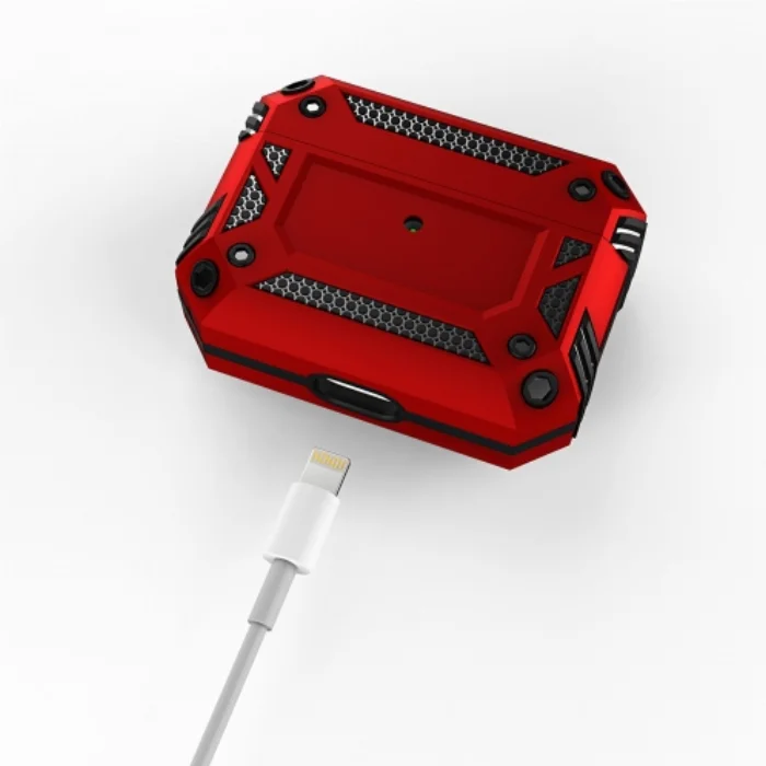 Apple AirPods Pro Kılıf Zırh Korumalı Airbag Kılıf - Lacivert