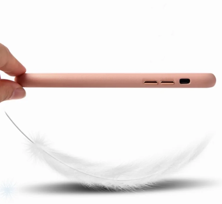 Apple iPhone 11 Kılıf İçi Kadife Kaymaz Deri Alt Kısmı Açık Eyzi Kapak - Beyaz