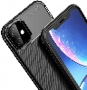 Apple iPhone 11 Pro Max Kılıf Silikon Parmak İzi Bırakmayan Karbon Soft Negro Kapak - Yeşil