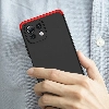 Xiaomi Mi 11 Lite Kılıf 3 Parçalı 360 Tam Korumalı Rubber AYS Kapak - Kırmızı