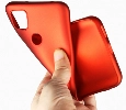 Xiaomi Redmi 9C Kılıf İnce Soft Mat Renkli Esnek Silikon Kapak - Saks Mavi